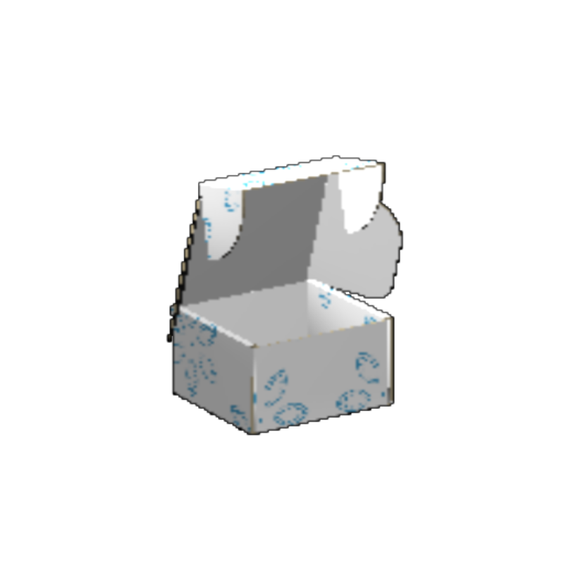 Ear Lock Mailer E-Flute White/White Outside Luxe Print