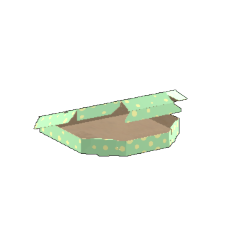 Pizza Box Large E  Flute White/Kraft Outside Luxe Print