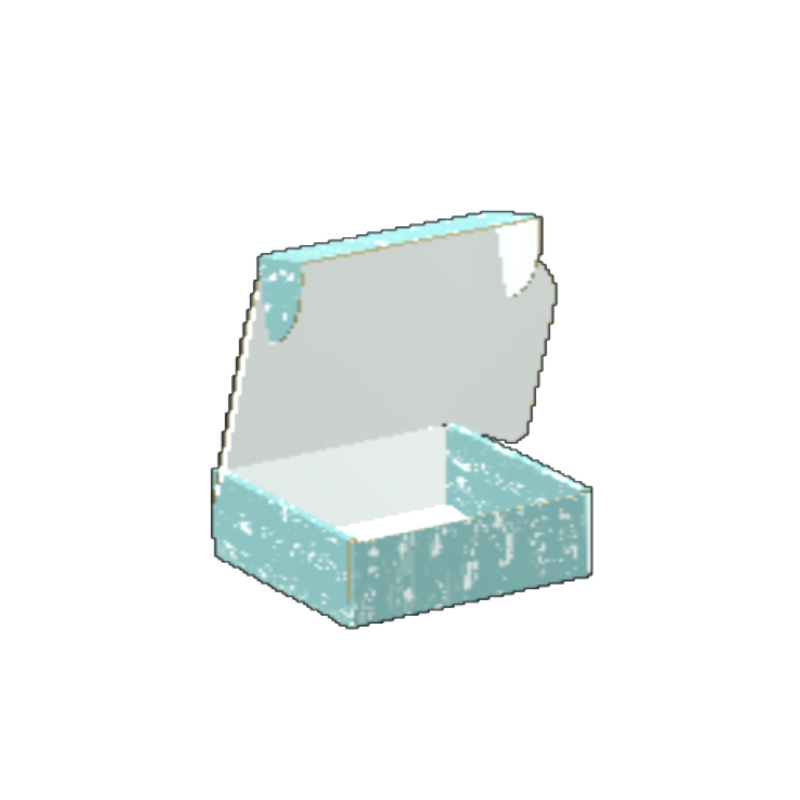 Ear Lock Mailer E-Flute White/White Outside Luxe Print