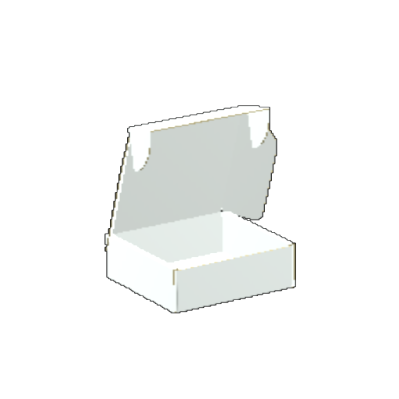 Ear Lock Mailer E-Flute Premium White/White Outside Luxe Print Matte