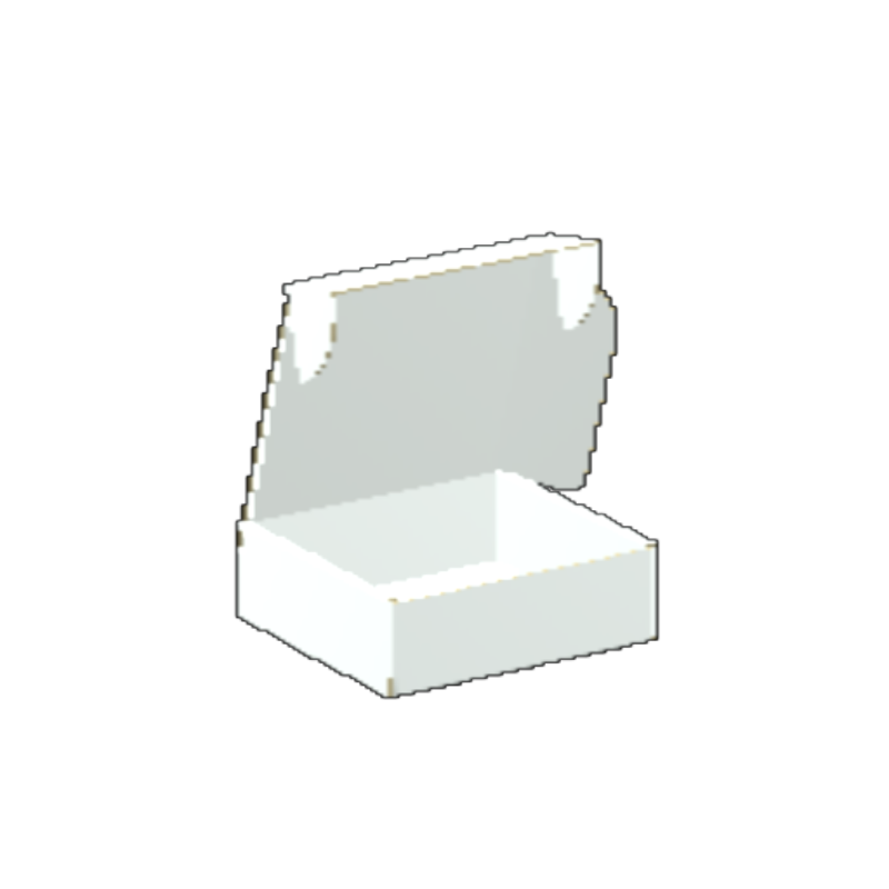 Ear Lock Mailer E-Flute White/White Outside Luxe Print
