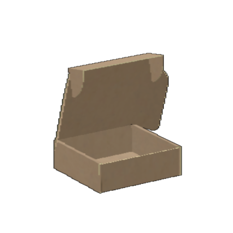 Ear Lock Mailer E-Flute Kraft/Kraft Inside Luxe Print